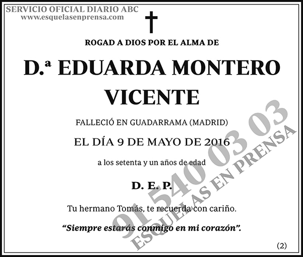 Eduarda Montero Vicente